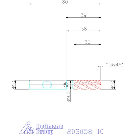 Holex Holex Pro Steel VHM nagyoló maró HPC 10 mm