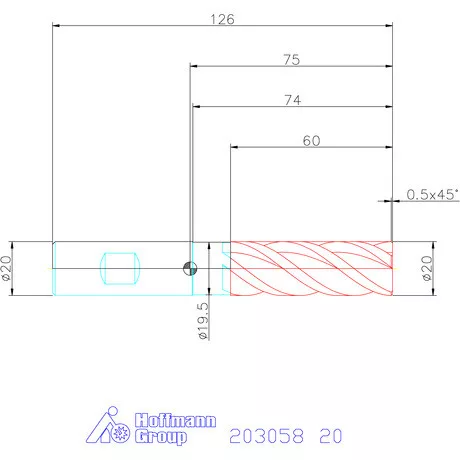 Holex Holex Pro Steel VHM nagyoló maró HPC 20 mm