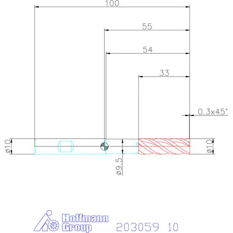 Holex Holex Pro Steel VHM nagyoló maró HPC 10 mm