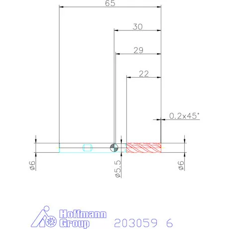 Holex Holex Pro Steel VHM nagyoló maró HPC 6 mm
