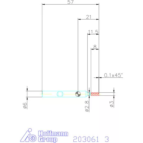 Garant VHM nagyoló maró MTC 3 mm