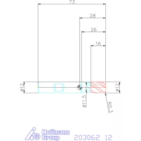 Garant Garant Master UNI VHM szármaró HPC 12 mm