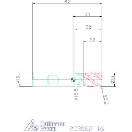 Garant Garant Master UNI VHM szármaró HPC 16 mm
