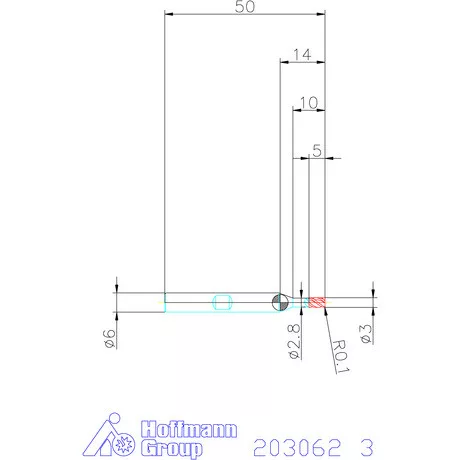 Garant Garant Master UNI VHM szármaró HPC 3 mm