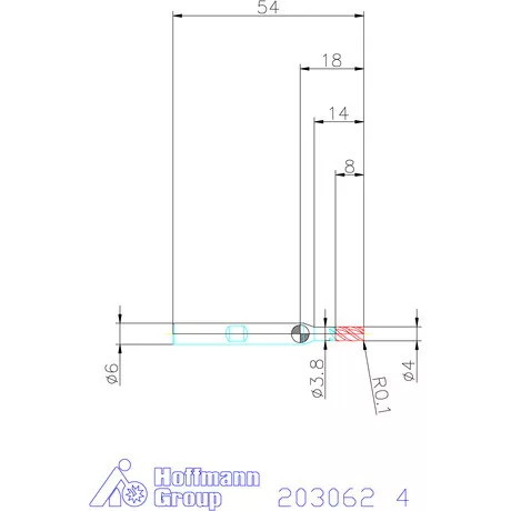 Garant Garant Master UNI VHM szármaró HPC 4 mm
