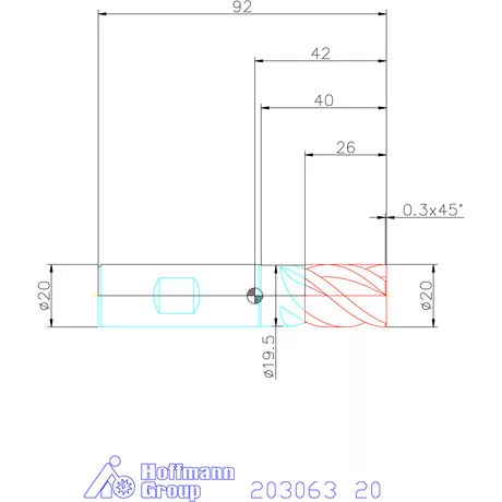 Holex Holex Pro UNI VHM szármaró HPC 20 mm