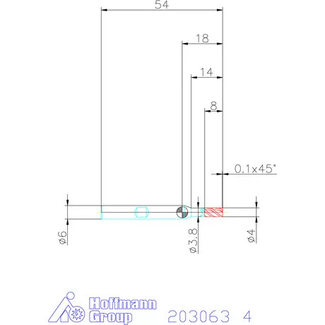 Holex Holex Pro UNI VHM szármaró HPC 4 mm