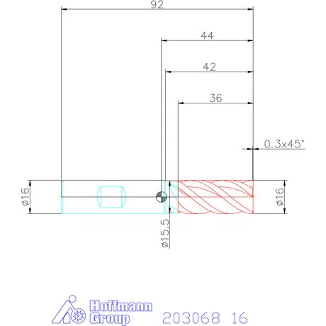 Holex Holex Pro UNI VHM szármaró HPC 16 mm