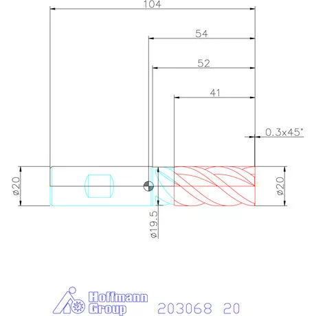Holex Holex Pro UNI VHM szármaró HPC 20 mm
