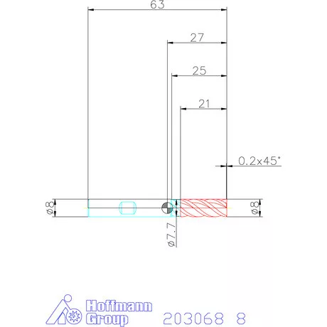 Holex Holex Pro UNI VHM szármaró HPC 8 mm