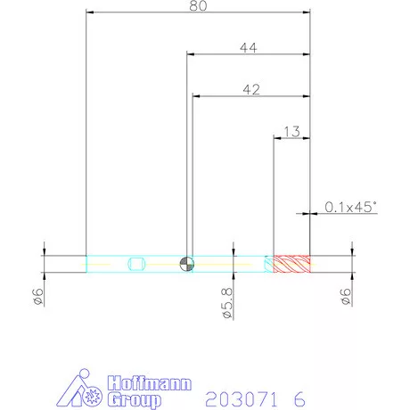 Garant VHM nagyoló maró MTC 6 mm