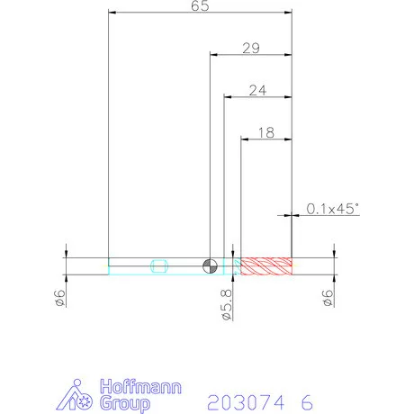 Holex Holex Pro UNI VHM nagyoló maró HPC 6 mm