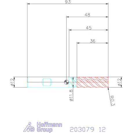 Garant VHM maró forgácstörőkkel TPC 12 mm