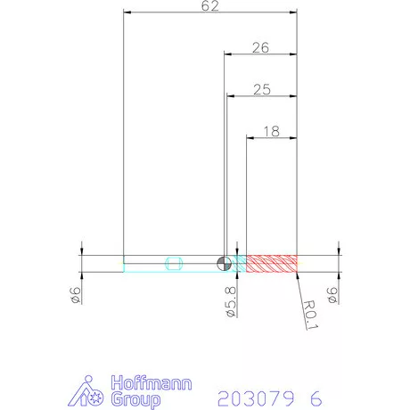 Garant VHM maró forgácstörőkkel TPC 6 mm