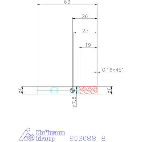 Garant VHM maró TPC 8 mm