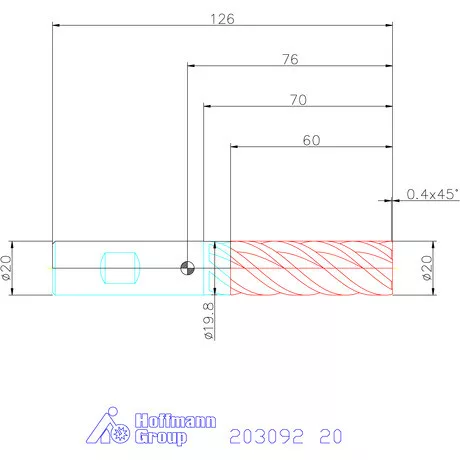 Garant VHM maró forgácstörőkkel TPC 20 mm