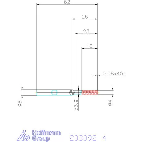 Garant VHM maró forgácstörőkkel TPC 4 mm