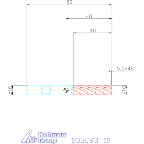 Garant VHM maró forgácstörőkkel TPC 10 mm