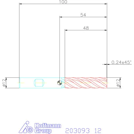Garant VHM maró forgácstörőkkel TPC 12 mm