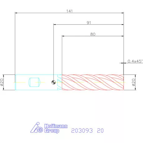 Garant VHM maró forgácstörőkkel TPC 20 mm
