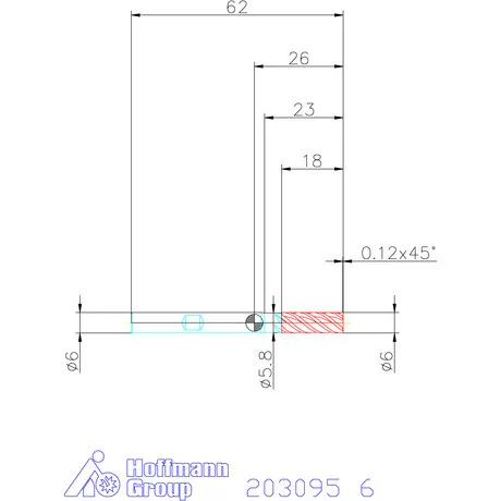 Holex VHM maró forgácstörőkkel TPC 6 mm