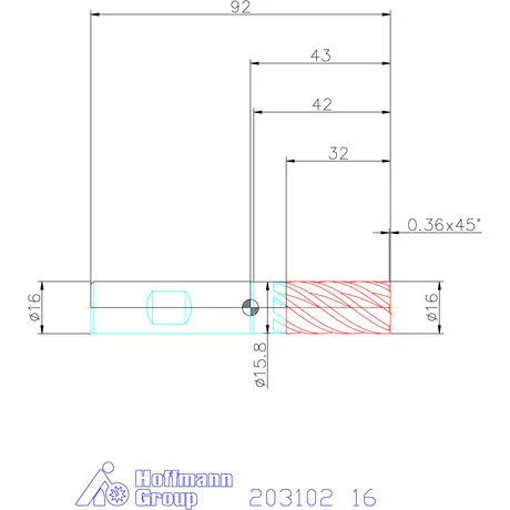Garant VHM maró TPC 16 mm