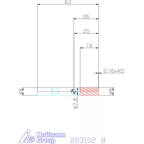 Garant VHM maró TPC 8 mm