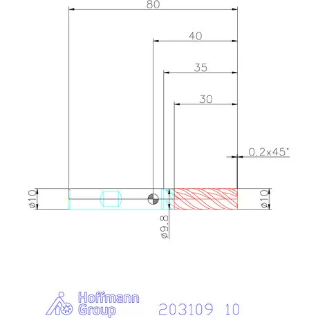 Holex VHM maró forgácstörőkkel HPC 10 mm