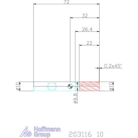 Garant Garant Master INOX VHM maró forgácstörőkkel HPC 10 mm
