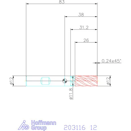 Garant Garant Master INOX VHM maró forgácstörőkkel HPC 12 mm