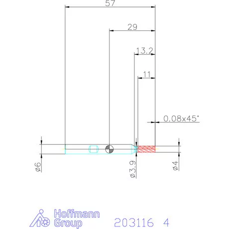Garant Garant Master INOX VHM maró forgácstörőkkel HPC 4 mm