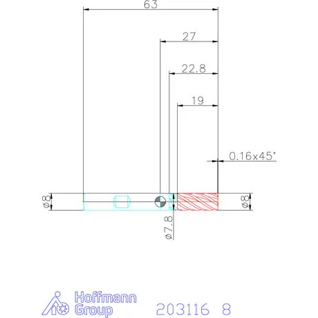 Garant Garant Master INOX VHM maró forgácstörőkkel HPC 8 mm