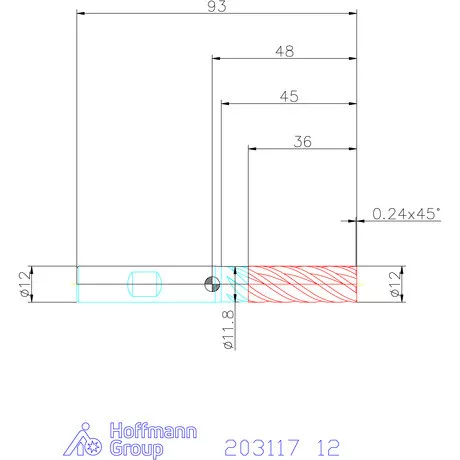 Garant Garant Master INOX VHM maró forgácstörőkkel TPC 12 mm