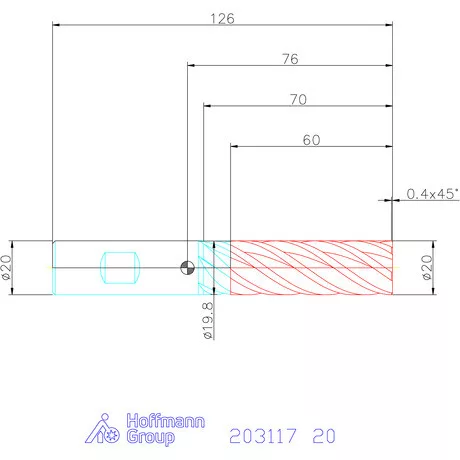 Garant Garant Master INOX VHM maró forgácstörőkkel TPC 20 mm