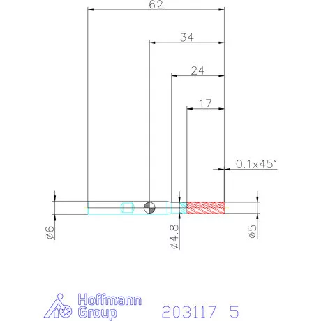 Garant Garant Master INOX VHM maró forgácstörőkkel TPC 5 mm