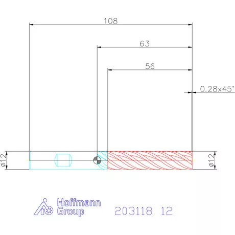 Garant Garant Master INOX VHM maró forgácstörőkkel TPC 12 mm