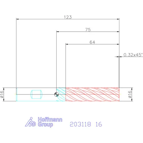 Garant Garant Master INOX VHM maró forgácstörőkkel TPC 16 mm