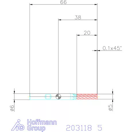 Garant Garant Master INOX VHM maró forgácstörőkkel TPC 5 mm