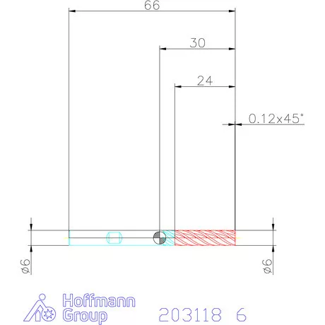 Garant Garant Master INOX VHM maró forgácstörőkkel TPC 6 mm