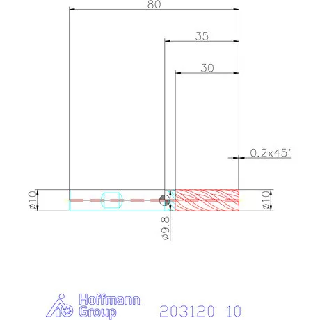 Garant Garant Master INOX VHM maró forgácstörővel és belső hűtéssel TPC 10 mm
