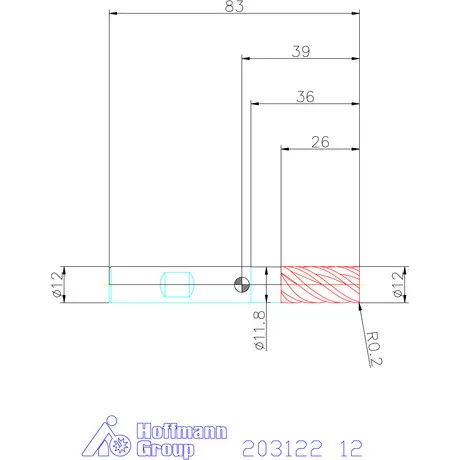 Garant Garant Master Titan VHM maró több forgácstörővel TPC 12 mm