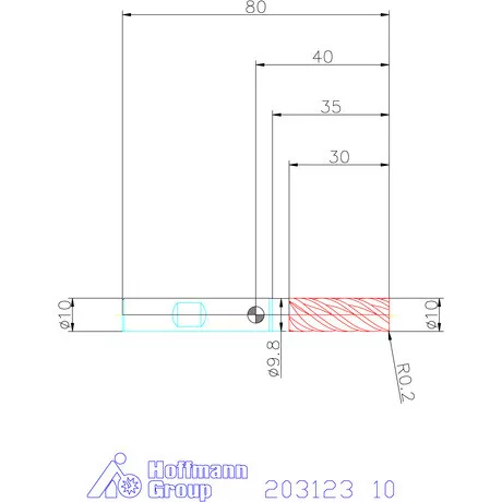 Garant Garant Master Titan VHM maró több forgácstörővel TPC 10 mm