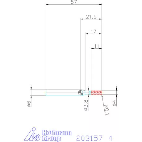 Garant Garant Master Titan VHM szármaró HPC / TPC 4 mm