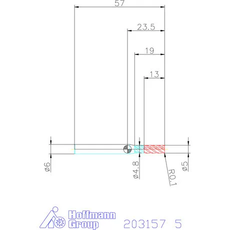 Garant Garant Master Titan VHM szármaró HPC / TPC 5 mm