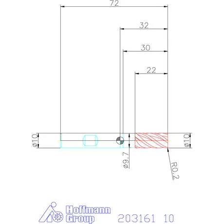 Garant Garant Master Ni-Based VHM szármaró HPC / TPC 10 mm