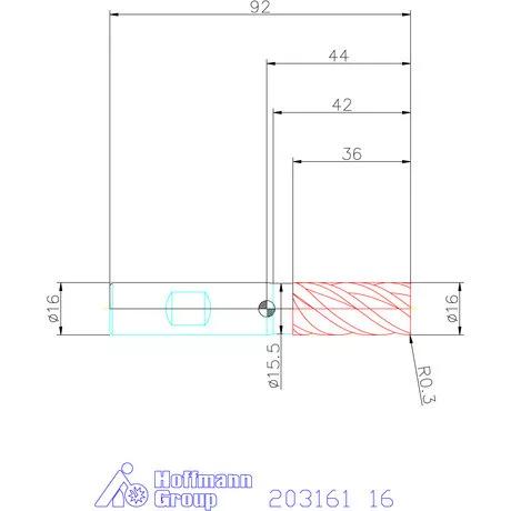 Garant Garant Master Ni-Based VHM szármaró HPC / TPC 16 mm