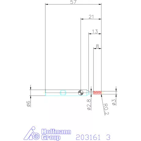 Garant Garant Master Ni-Based VHM szármaró HPC / TPC 3 mm