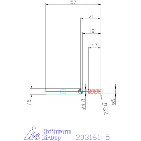 Garant Garant Master Ni-Based VHM szármaró HPC / TPC 5 mm
