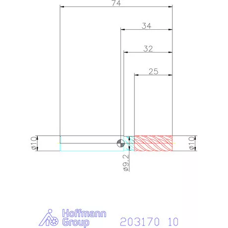 Garant VHM maró HPC 10 mm
