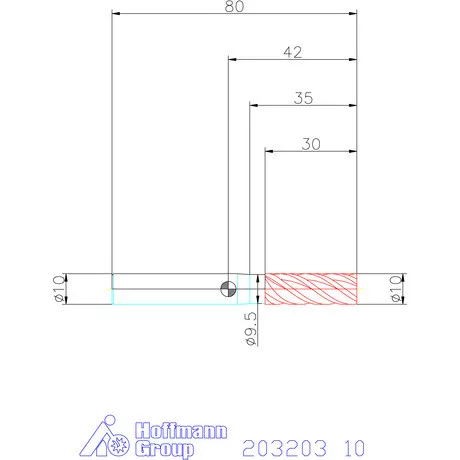 Garant Garant Master Alu VHM HPC maró HPC 10 mm